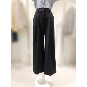 [비지트인뉴욕]뒷밴딩 원턱 와이드 팬츠 VC3LP10