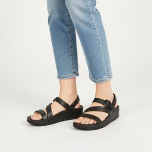 봄쇼핑찬스핏플랍 샌들 스키니2 백 스트랩 여성 블랙 J18-001