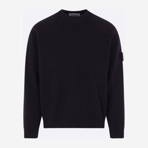 스톤아일랜드 코튼 니트 로고 배지 스웨터 5100020 S01B9V0020