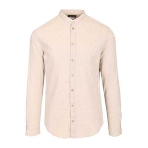 엠포리오아르마니 리넨 코튼 만다린 칼라 셔츠 EM000204TE20546