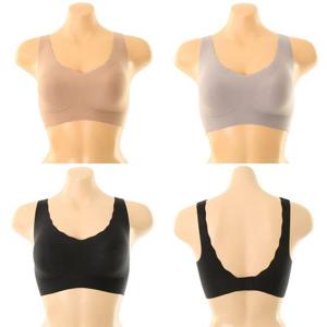 여성 무봉제 심리스 스포츠 노와이어 브라 (VBRS921)