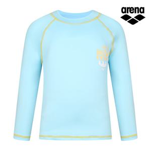 아레나공식 웨이비 아동 레저 래쉬가드 A3BB1BC21SBL