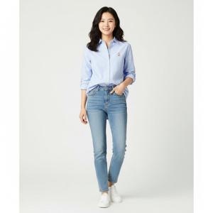 메종키츠네 봄쇼핑찬스 FW25 여성 폭스 캐주얼 셔츠 PW00401WC5062 0334