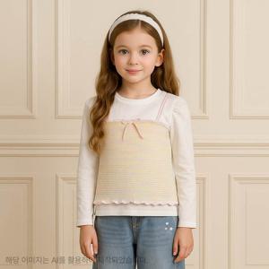 [로엠걸즈(아동)]레이어드 긴팔티셔츠 RGLA2588C