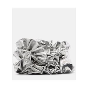 드리스반노튼 러플 메탈릭 레더 클러치 P01136732