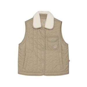 노르디스크 NORDISK 디테쳐블 카라 퀼팅 베스트 - W_Beige OWW25671E2 343032