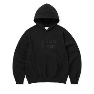 디스이즈네버댓 THISISNEVERTHAT Old English Logo Hoodie Black TN253TSWHO05BLK 350339