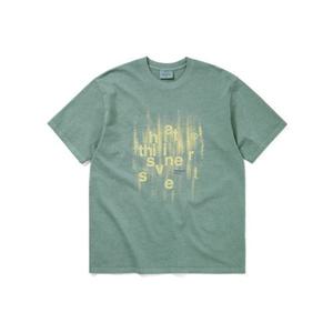 디스이즈네버댓 THISISNEVERTHAT Brushed Paint Tee Emerald TN250TTSST06EMR 351033