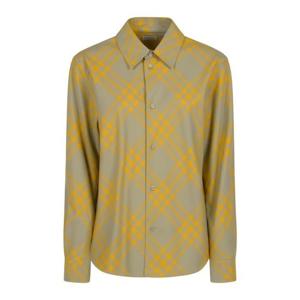 26 SS 버버리 체크 칼라 롱슬리브 코튼 퓨어 셔츠 8077796