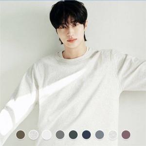 지오다노 남성 베이직 라운드넥 긴팔 티셔츠 02650101026501 354813