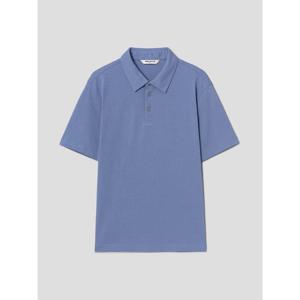 [로가디스] 코튼 폴리 엠보 칼라넥 티셔츠 - 스카이 블루 (RY6442P71Q)