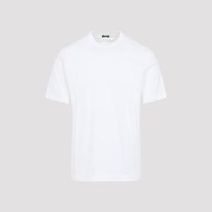 에르메네질도제냐 반팔 티셔츠 UH335A3 H771 N00 BIANCO OTTICO