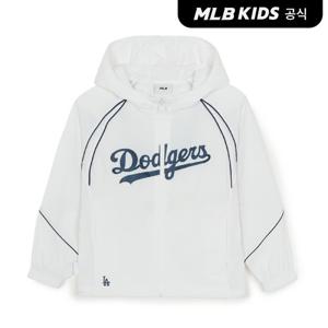 [MLB키즈 공식]26SS 스포티브 바시티 스트레치 홑겹 바람막이 LA (White) 7AWJV0163-07WHS