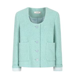 [제이제이 지고트]테이프 배색 변형 라운드넥 재킷(GP3A0JKJ21)