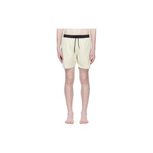 26 SS 보스 남성 오프 화이트 콘트라스트 밴드 로고 스윔 쇼츠 261085M208011