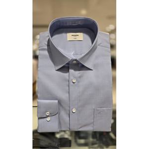 레노마셔츠 선염미니체크도비 (RQSSG1023BU)