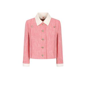 [제이제이 지고트]칼라 디테일 크롭 트위드 재킷 GP2A0JKR51