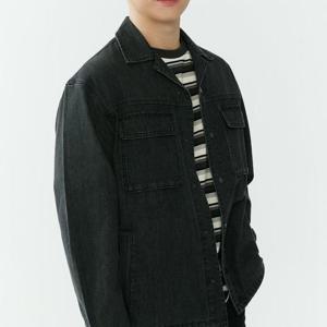 잠뱅이 동백01 남성 난스판 오픈카라 데님 AQ1DDJ104