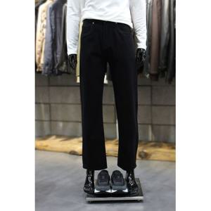 [빠니깔레]MARIO세미와이드스트레이트핏 백밴딩 블랙데님팬츠 m-rjean07bk