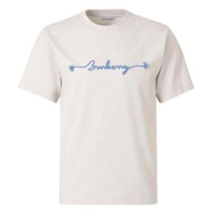 버버리 반팔 티셔츠 8106294 C2388 SAIL