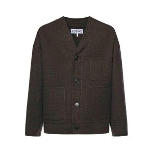 26SS Loewe 코튼 앤 실크 Blend 가디건 H526Y02WDC6812 TP571665989