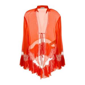 블루마린 쉬폰 롱슬리브 블라우스 2C444A C1268