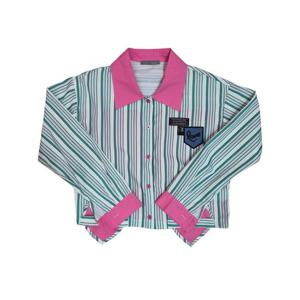 [르니앤맥코이(여성)]하트 포인트 스트라이프 블라우스(MN05BL017HJY)