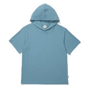 [트렉스타]아가르 여성 후드 반팔 셔츠_블루_VM-TS10502