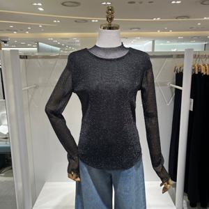 [밸리걸] 글리터 시스루 티셔츠 620730