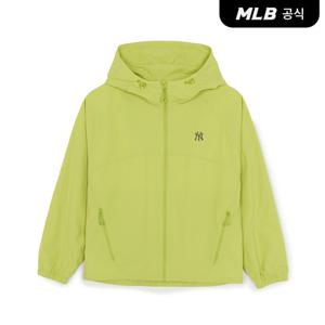 [MLB공식] 26SS 공용 고프코어 경량 커브 바람막이 NY (L.Olive) 3AWJB0163-50OLL