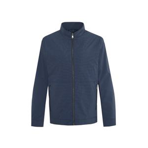 [BY파크랜드][오스틴리드]네이비 체크 스트레치 점퍼-A1OB231012