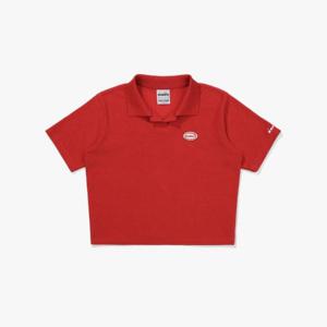 디아도라반팔티 AQS D5222LTS73RDS 테리 카라 반팔 티셔츠 RED