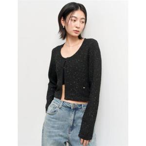 제너럴아이디어 제너럴아이디어 글리터 니트 가디건 [BLACK] WBE1L04517 383783