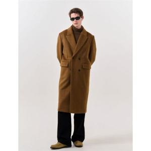 제너럴아이디어 제너럴아이디어 MAN 뉴클래식 울 블렌드 롱 코트 [BROWN] SBD4M10006 382300
