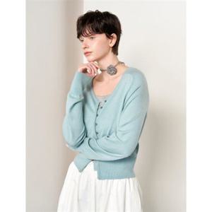 제너럴아이디어 제너럴아이디어 시그니처 브이넥 가디건 [MINT] WBE1L04508 383356