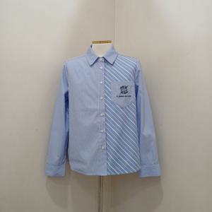 [SI]자수스트라이프배색셔츠SKBAC2412-BLP_YS