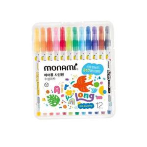 모나미 에어롱 사인펜 12색