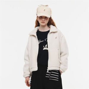 캉골 우먼스 플리스 디테처블 자켓 8558 아이보리 379429