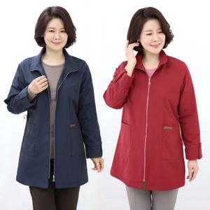 [모슬린]엄마옷 차이나카라 미들 면자켓 613FGH598 마담/중년여