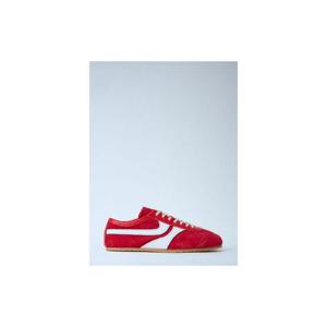 26 SS 드리스반노튼 여성 빈티지 스웨이드 스니커즈 dvn0263033col