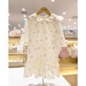 [오가닉맘] 아동 유니르칠부원피스잠옷 (MLSSSW10)