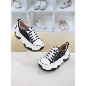 [코디엘루]밴딩 통굽 베이직 여성 스니커즈 5.5cm CDSP501198-1