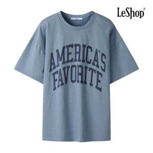 [르샵]빅 레터링 프린팅 반팔 티셔츠 BQ2TS021A