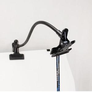 방송 구스넥 집게 더블 클램프 듀얼 암 클립 배경지 반사판