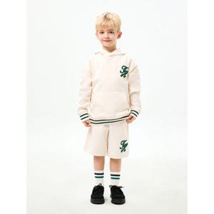 [타미힐피거칠드런2] 스크립트 그래픽 스웨트 쇼츠 (T42G1PPQ510BT1) 8세 16세