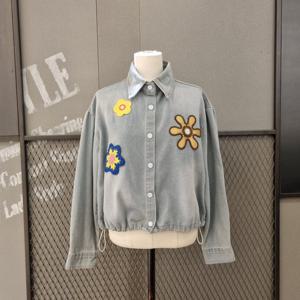 르니앤맥코이 자수데님셔츠 MN04BL4007HJZ