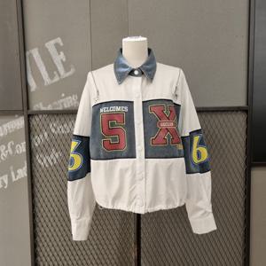 르니앤맥코이 프린팅데님배색셔츠 MN04BL0137HJY