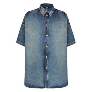 발망 긴팔 셔츠 GH1HB050DG10 6AW BLEU JEAN D LAV 6AW