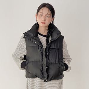 비욘드라이프 크리브 스티치 패딩 조끼 1000581