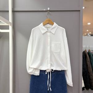 [무자크]포켓 밑단 스트링 블라우스 MQ2BL18